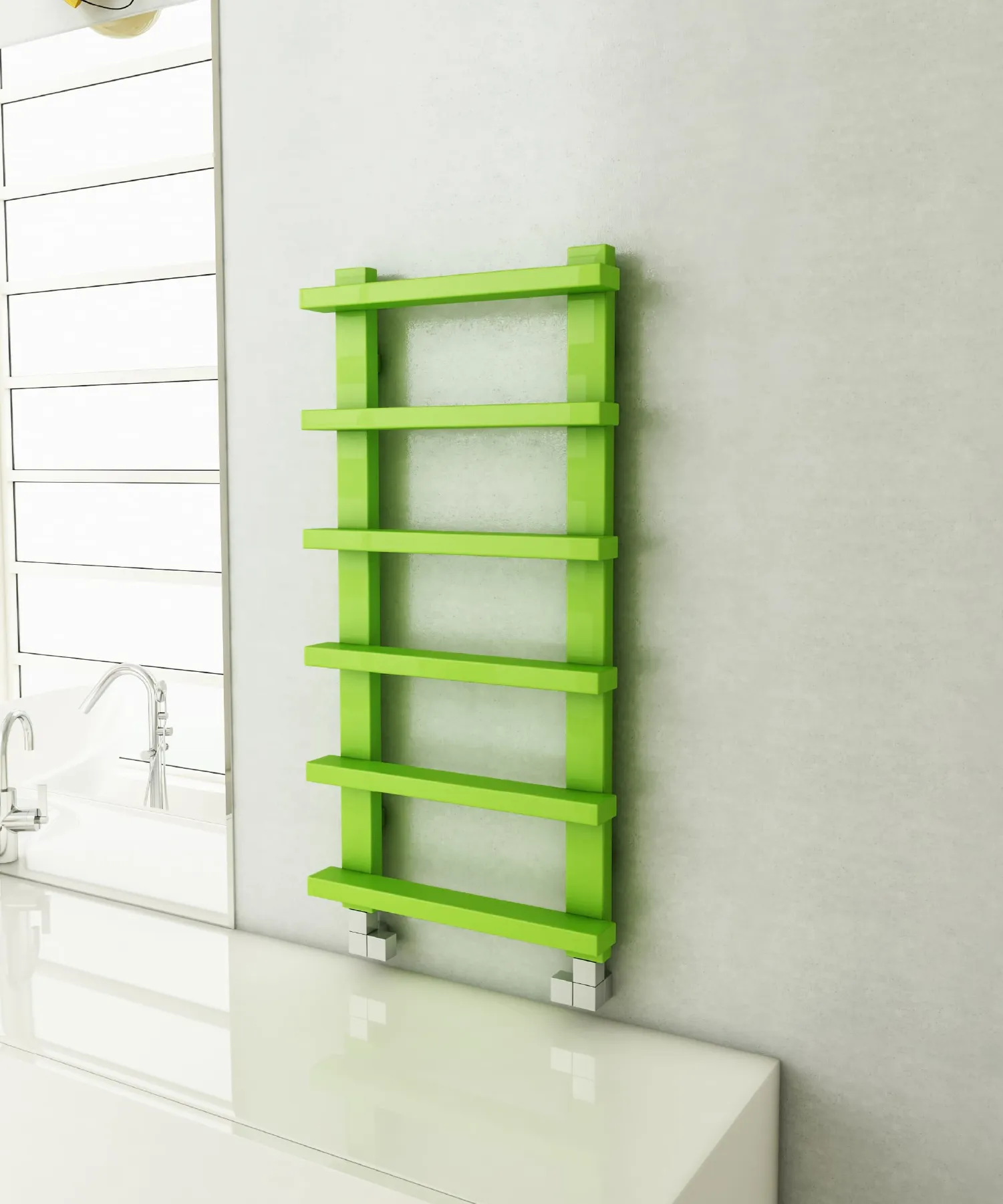 Rico radijator sušač na zidu pogled 2