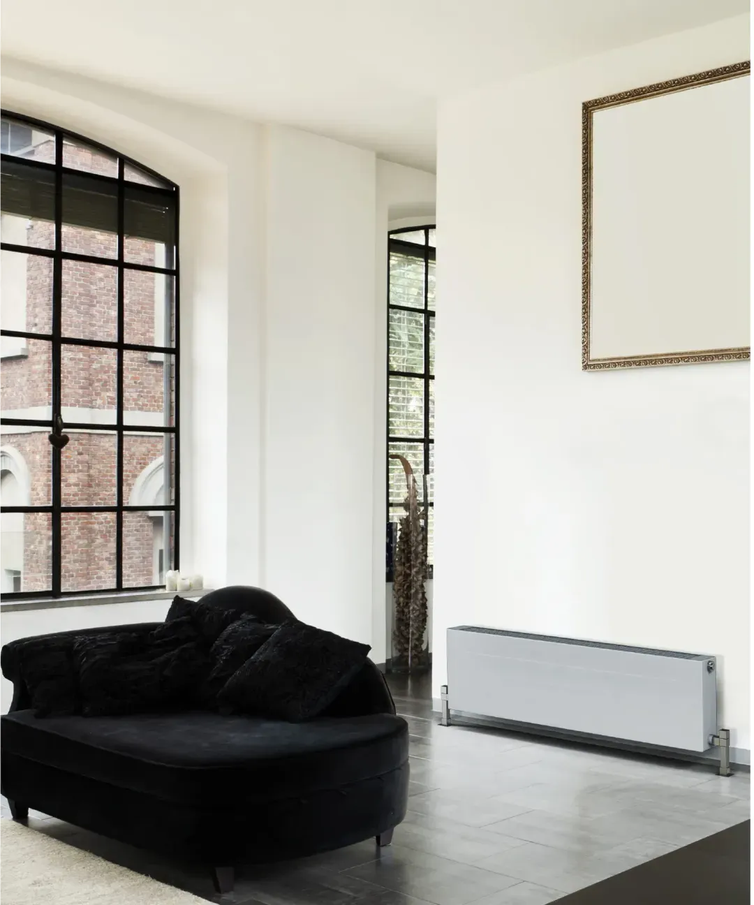 King dizajnerski radijator u prostoru pogled 1