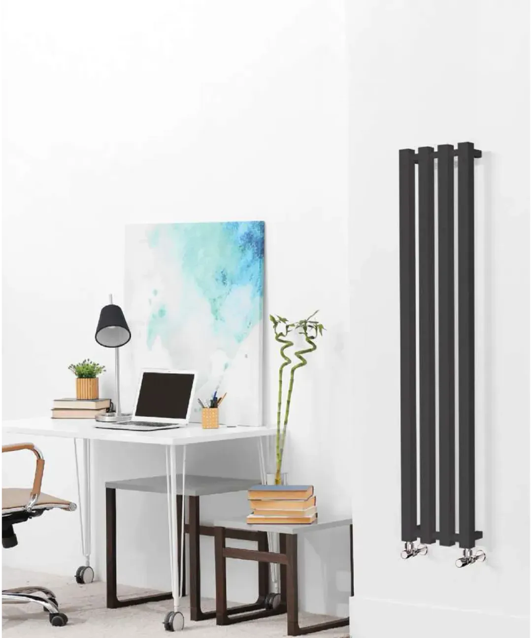 Kolona SP35 dizajnerski radijator u prostoru pogled dizajnerski radijator u prostoru pogled 1