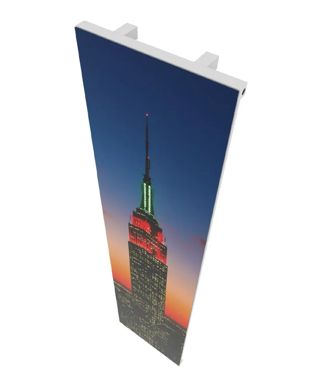 Nova Glass dizajnerski radijator pogled 1