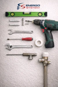 Kako montirati radijator - slika alata potrebnih za montazu