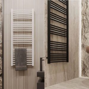Vertikalni radijatori susaci lava luna i lava black u modernim kupatilima
